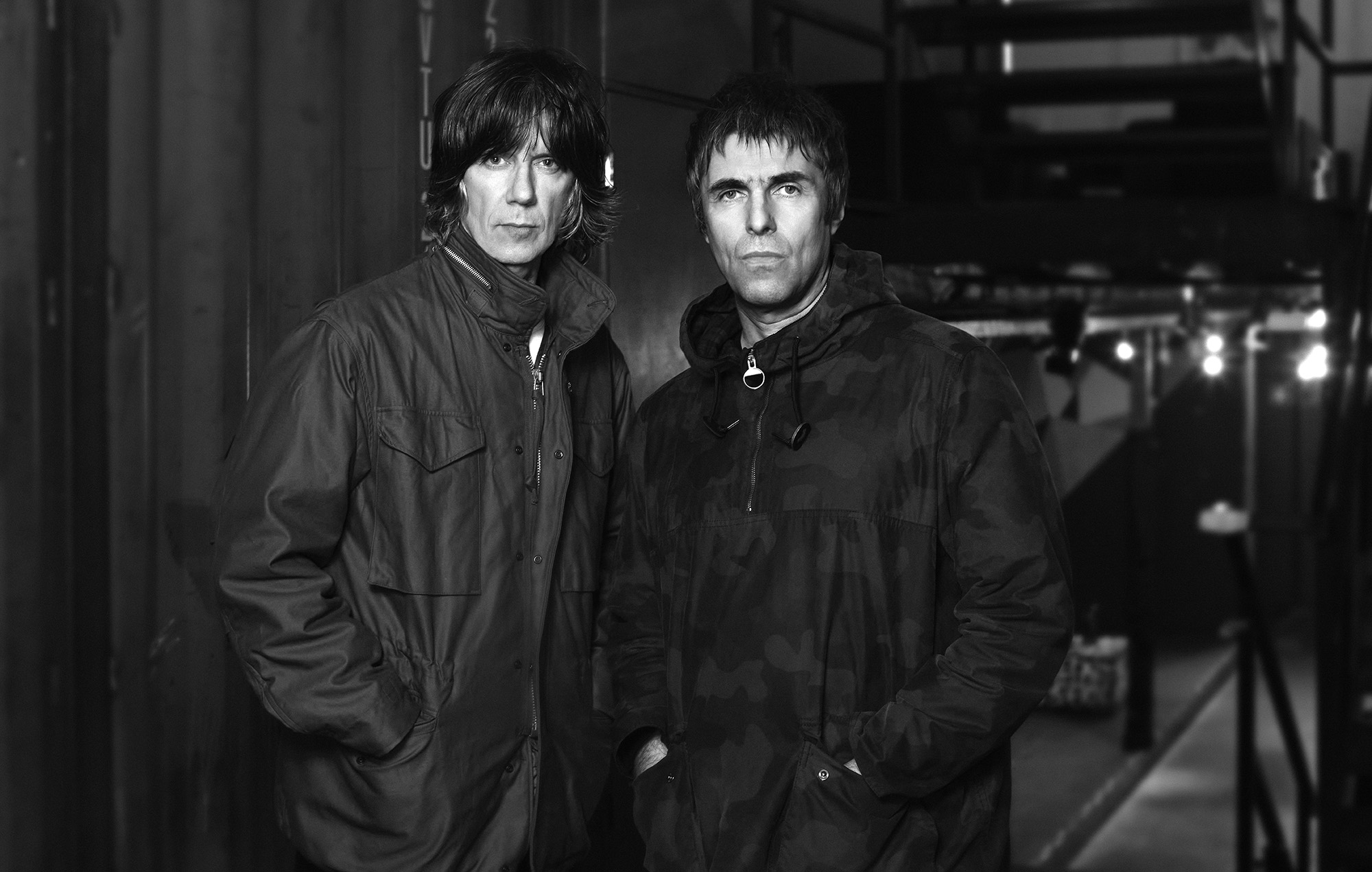 Liam Gallagher and John Squire Tom Oxley